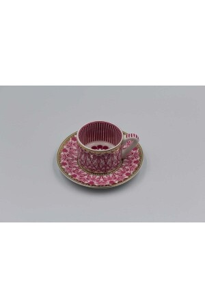 Fnc-08 6'lı Bone China Papatya Desen Fincan Takımı KOS-11858 - 3