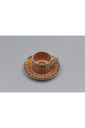 Fnc-08 6'lı Bone China Papatya Desen Fincan Takımı KOS-11858 - 5