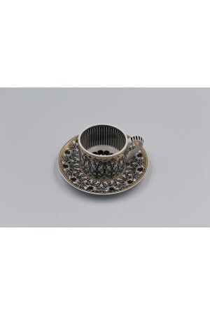 Fnc-08 6'lı Bone China Papatya Desen Fincan Takımı KOS-11858 - 8