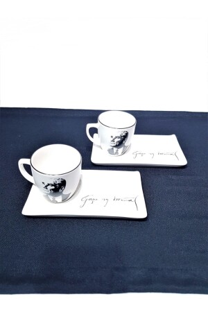 مجموعة من كوبين قهوة تركية من طراز أتاتورك fnc07 - GULHANILE