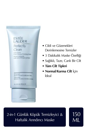 Foam Cleansing & Purifying Mask – Perfectly Clean Multi-Action Foam Cleanser 150 ml 027131987840 - 2