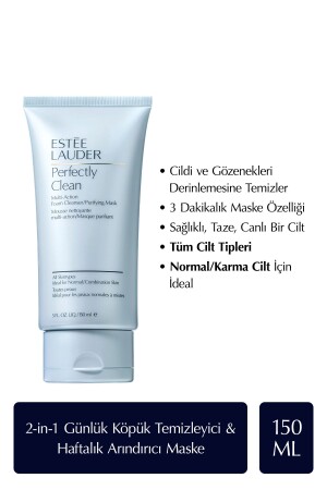 Foam Cleansing & Purifying Mask – Perfectly Clean Multi-Action Foam Cleanser 150 ml 027131987840 - 1