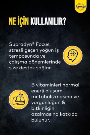 Focus 30 Film Kaplı Tablet Zeytin Polifenolü- Ginseng- Multivitamin Ve Mineral Içeren - 4