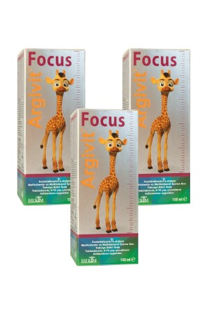 Focus Takviye Edici Gıda 150ml (3 Adet) Şurup - 1