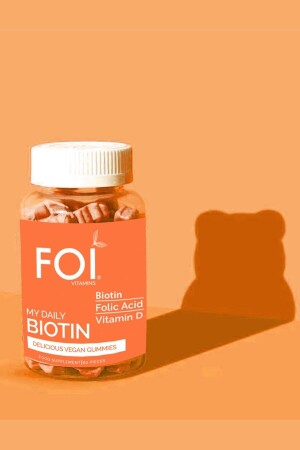 Foi Biotin Vegan Vitamin 60 Kapseln 2 Monate FOI verwenden. V.V.60 - 2