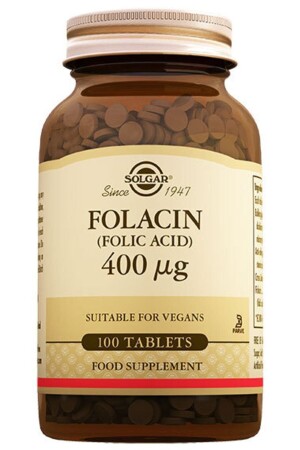 Folic Acid (folacin) 400 Mcg 100 Tablet (folik Asit ) - 2