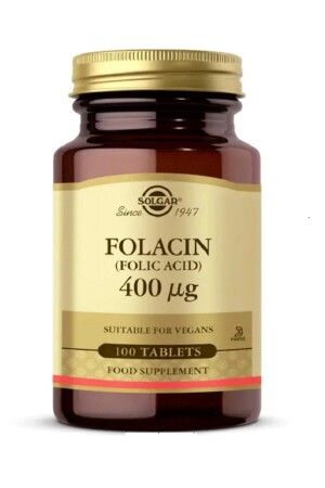 Folic Acid (folacin) 400 Mcg 100 Tablet (folik Asit ) - 5