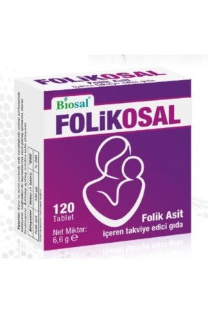 Folik Asit 400 Mcg 120 Tablet Fol01 - 1