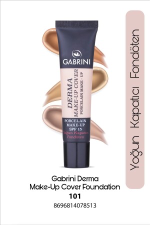 Fondöten - Derma Make-up Cover Foundation 101 8696814078513 - 2