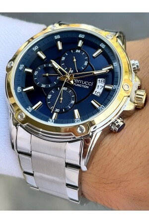 أداءات MNZ-Active Steel Band 3 Atm مضاد للماء ساعة المساواة للرجال FRC706 - Ferrucci