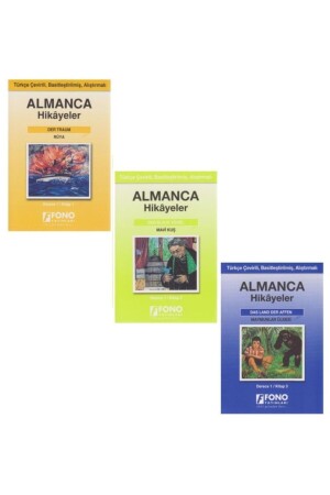 Fono Almanca Türkçe Hikayeler Derece 1 ( 3 Kitap ) - 1