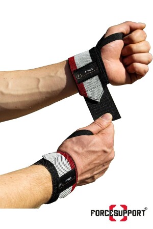 Force Fitness Crossfit-Armband zur Körpergewichtsunterstützung Schwarz-Rot-Weiß (2 Stück) Şk-125 ŞK-122 - 2