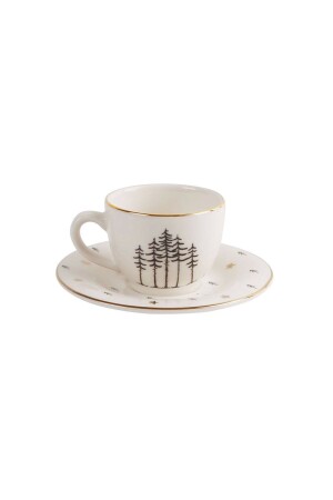 Forest Kaffeetasse mit Untertasse 85 cc 04LFH000459 - 1