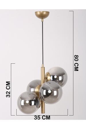 Forte Antik-Kronleuchter aus Rauchglas 705202211 - 6