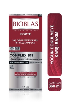 Forte Şampuan 360 ml - Yoğun Dökülme Şampuanı - Bioblas
