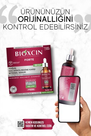 Forte Yoğun Saç Dökülmesine Karşı Bitkisel Serum 3 X 50 ml - 10