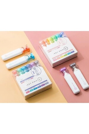 Fosforlu Kalem Seti Neon Renkler 6 Lı Paket - 1