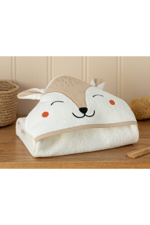 Fox Cotton Babyhandtuch 75x75 cm Braun 10039316 - 4