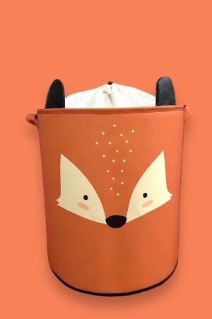 Fox Designed Kordelzug Baby Kinderzimmer Organizer Aufbewahrungsbox Spielzeug Schmutzkorb 37x40 - 2