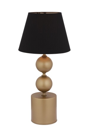 Fragile antike Tischlampe mit schwarzem Hut, modernes Design, Wohnzimmer-Schlafzimmer-Lampenschirm 3940-01-FR-BL - 4