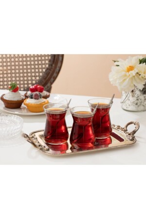 Francessa 6'lı Çay Bardağı - 132 ml 1KBARD0475-8682116157612 - 1