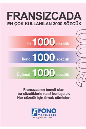 Fransızca Ilk 3000 Sözcük - 1