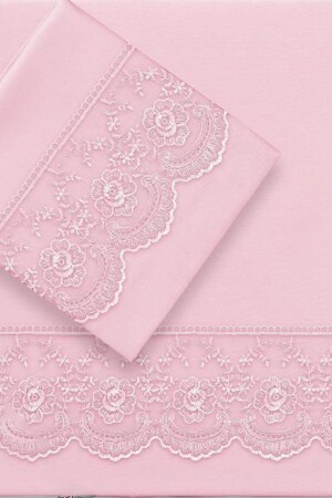 French Lace Kure Einzelbettbezug-Set, 4-teilig, Puder, CD445325 - 2