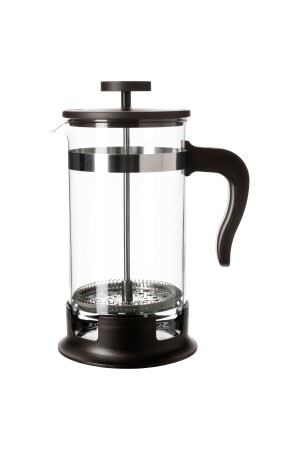 French Press Coffee & Tea Maker 1000ml Ve 2 Adet Kupa Seti Filtre Kahve Bitki Çayı Demleyici IKEA99990790 - 5