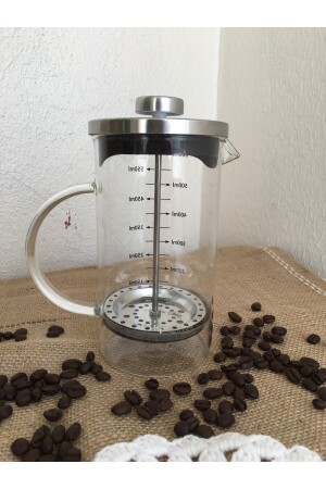 French Press mit Skala 600 ml P/CAM-400959 - 4