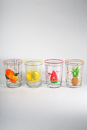 Fresh 4-teiliges Softdrinkglas 510 cc JUI2501804 - 2