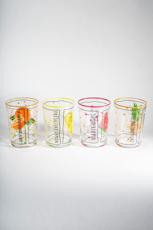 Fresh 4-teiliges Softdrinkglas 510 cc JUI2501804 - 5