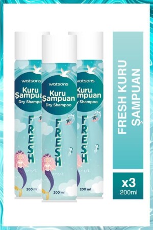 Fresh Kuru Şampuan 200 Ml 3 Adet - 1