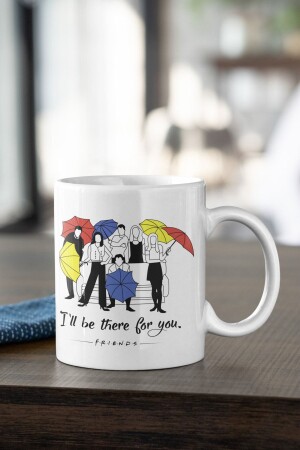 Freunde-Tasse mit Regenschirm, Kaffee- und Teetasse, Valentinstag, Freund, Geburtstagsgeschenk, Porzellan, KIO-K-D170 - 2