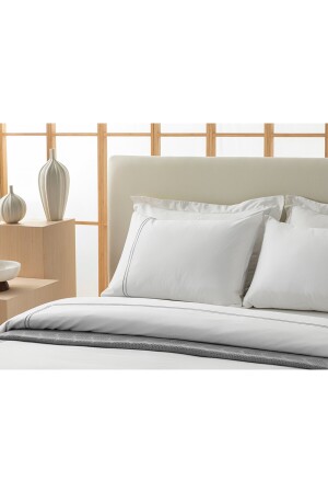 Freya besticktes Baumwollsatin-Bettbezug-Set für King-Size-Betten, 240 x 260 cm, Weiß, TYCCAZ3XTN168846876667355 - 4