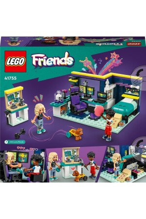 ® Friends Nova'nın Odası 41755 - 6 Yaş ve Üzeri Çocuklar İçin Oyuncak Yapım Seti (179 Parça) Lego 41755 - 4