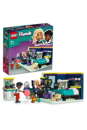 ® Friends Nova'nın Odası 41755 - 6 Yaş ve Üzeri Çocuklar İçin Oyuncak Yapım Seti (179 Parça) Lego 41755 - 1