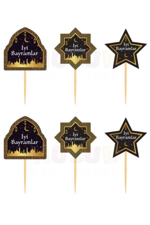 Frohe Feiertage, schriftliche Sprechblase, Eid al-Fitr, religiöser islamischer Feiertag, Fotografie, Dekoration, GB - Huzur Party Store