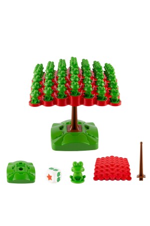 Frosch-Balance-Eltern-Kind-Interaktionsspiel, Lernspielzeug, Froschbaum-Balance-Spiel - 9