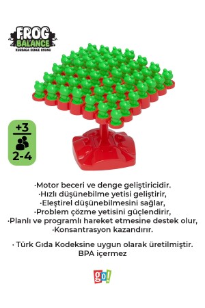 Frosch-Balance-Eltern-Kind-Interaktionsspiel, pädagogisches Spielzeugkistenspiel - 6