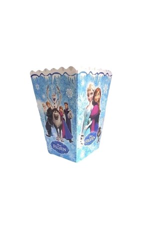 Frozen Doğum Günü Mısır Kutusu Popcorn Kutu 8 Adet Elsa Mısır Kutusu - 1
