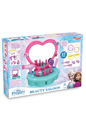 Frozen Drawer Beauty Salon 17-teiliges Zubehör und Make-up-Set für Mädchen mit echtem Spiegel, Frozentekset - 6