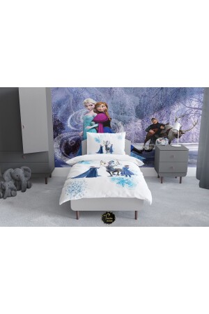 Frozen Elsa gemustertes Elsa-Bettbezug-Set für Kinder und Babys TLAN-312 - 7