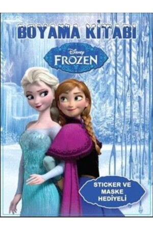 Frozen Elsa Karlar Ülkesi Boyama Kitabı - Sticker Ve Maskeli - 1