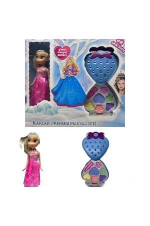 Frozen Elsa Puppe und streichfähiges Make-up-Set Wundervolles Doppelpuppen- und Make-up-Set 629372883388 - 2