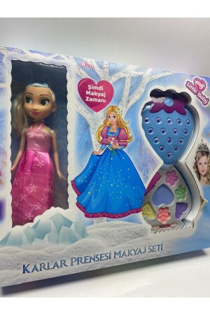 Frozen Elsa Puppe und streichfähiges Make-up-Set Wundervolles Doppelpuppen- und Make-up-Set 629372883388 - 1