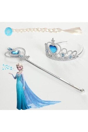 Frozen Frozen Elsa Braid Haarkronen-Zauberstab-Set - 1