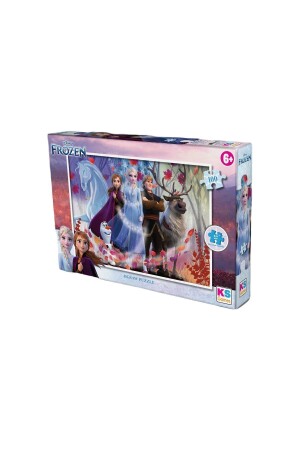 Frozen Karlar Ülkesi Elsa Ve Anna lisanslı Kutulu Puzzle-yapboz 100'parça - 4