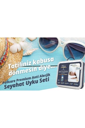 Fullcare Premium %100 Pamuklu,antialerjik,sıvı Geçirmez Tek Kişilik Seyahat Seti MC.83.S.FULLCARE - 2