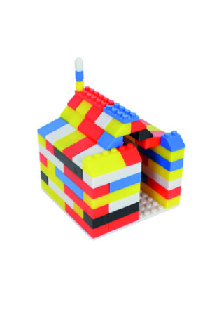 Funny Blocks Mikro Blok 300 Parça Plastik Kutulu Yapı Blokları PRT-SK011 - 5