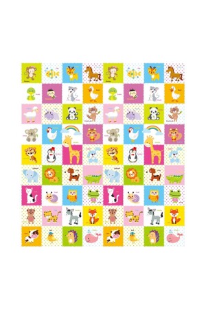 Funny Way faltbare Spielmatte (MATI) – 150 x 200 x 1 cm (mit Tragetasche) - 5